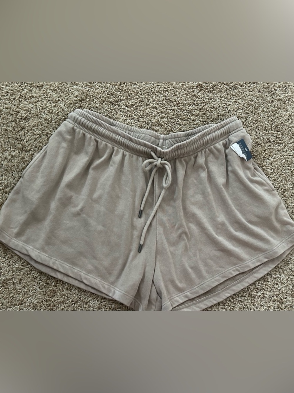 Universal Thread Women's Drawstring Lounge Shorts - Taupe